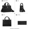 imageBOSTANTEN Small Tote Bag for Women Crossbody Trendy Purses Vegan Leather Satchel Handbags with Shoulder StrapB01black