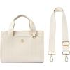 imageBOSTANTEN Small Tote Bag for Women Crossbody Trendy Purses Vegan Leather Satchel Handbags with Shoulder StrapBeige