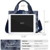 imageBOSTANTEN Small Tote Bag for Women Crossbody Trendy Purses Vegan Leather Satchel Handbags with Shoulder StrapDenim Blue