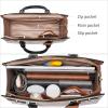 imageBOSTANTEN Women Leather Handbag Designer Satchel Purses Top Handle Shoulder Totes Crossbody BagA01beige With Brown