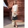 imageBOSTANTEN Women Purse and Handbag Vegan Leather Shoulder Hobo Bags with Multi Pockets and Removable StrapBblack