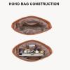 imageBOSTANTEN Women Purse and Handbag Vegan Leather Shoulder Hobo Bags with Multi Pockets and Removable StrapBrown