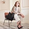 imageBOSTANTEN Womens Leather Designer Handbags Tote Purses Shoulder Bucket BagsA01black