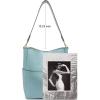 imageBOSTANTEN Womens Leather Designer Handbags Tote Purses Shoulder Bucket BagsA02blue