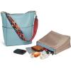 imageBOSTANTEN Womens Leather Designer Handbags Tote Purses Shoulder Bucket BagsA02blue