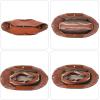 imageBOSTANTEN Womens Leather Designer Handbags Tote Purses Shoulder Bucket BagsA03brown