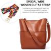 imageBOSTANTEN Womens Leather Designer Handbags Tote Purses Shoulder Bucket BagsA03brown