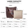 imageBOSTANTEN Womens Leather Designer Handbags Tote Purses Shoulder Bucket BagsA08coffee