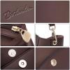 imageBOSTANTEN Womens Leather Designer Handbags Tote Purses Shoulder Bucket BagsA08coffee
