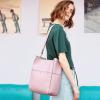 imageBOSTANTEN Womens Leather Designer Handbags Tote Purses Shoulder Bucket BagsA12taro Pink