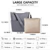imageBOSTANTEN Womens Leather Designer Handbags Tote Purses Shoulder Bucket BagsA14dark Grey