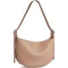 imageBOSTANTEN Purses for Women Small Crossbody Bags Crescent Shoulder Bag Hobo Handbag with Adjustable StrapApricot