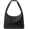 imageBOSTANTEN Shoulder Bag for Women Trendy Summer Hobo Handbag Purse Tophandlde Tote BagBlack