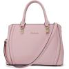 imageBOSTANTEN Women Leather Handbags Top Handle Satchel Purses MediumA4pink