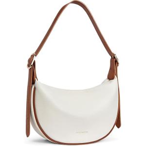 imageBOSTANTEN Purses for Women Small Crossbody Bags Crescent Shoulder Bag Hobo Handbag with Adjustable StrapBeige