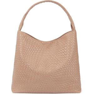 imageBOSTANTEN Shoulder Bag for Women Trendy Summer Hobo Handbag Purse Tophandlde Tote BagAapricot