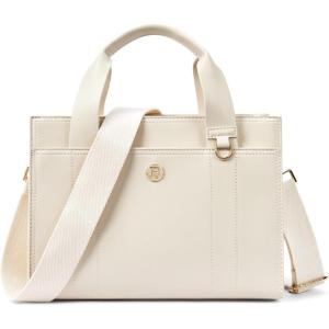 imageBOSTANTEN Small Tote Bag for Women Crossbody Trendy Purses Vegan Leather Satchel Handbags with Shoulder StrapBeige