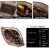 imageBOSTANTEN Crossbody Bags for Women Trendy Vegan Leather Hobo Purses Shoulder Handbags With Wide Shoulder StrapA02coffee