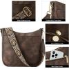 imageBOSTANTEN Crossbody Bags for Women Trendy Vegan Leather Hobo Purses Shoulder Handbags With Wide Shoulder StrapA02coffee