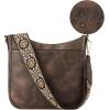 imageBOSTANTEN Crossbody Bags for Women Trendy Vegan Leather Hobo Purses Shoulder Handbags With Wide Shoulder StrapA02coffee