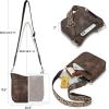 imageBOSTANTEN Crossbody Bags for Women Trendy Vegan Leather Hobo Purses Shoulder Handbags With Wide Shoulder StrapA02coffee