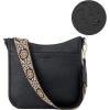 imageBOSTANTEN Crossbody Bags for Women Trendy Vegan Leather Hobo Purses Shoulder Handbags With Wide Shoulder StrapA03black