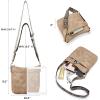 imageBOSTANTEN Crossbody Bags for Women Trendy Vegan Leather Hobo Purses Shoulder Handbags With Wide Shoulder StrapA07light Brown