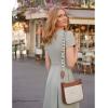 imageBOSTANTEN Crossbody Bags for Women Trendy Vegan Leather Hobo Purses Shoulder Handbags With Wide Shoulder StrapA11 Pattern and Brown