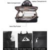 imageBOSTANTEN Leather Laptop Backpack for Women Designer Travel Backpack with Laptop Compartment Ladies Computer Shoulder Bags BeigeBrownBlack