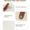 imageBOSTANTEN Slim Wallet for Women Small RFID Blocking Credit Card Holder Leather Bifold Wallets with Zipper Coin Pocket BeigeBrown1BeigeBrown