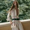 imageBOSTANTEN Small Crossbody Bag Mini Purses for Women Trendy Cute Vegan Leather Satchel Handbag with Detachable Shoulder StrapApricot