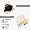 imageBOSTANTEN Small Crossbody Bag Mini Purses for Women Trendy Cute Vegan Leather Satchel Handbag with Detachable Shoulder StrapBeige