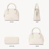 imageBOSTANTEN Small Crossbody Bag Mini Purses for Women Trendy Cute Vegan Leather Satchel Handbag with Detachable Shoulder StrapBeige
