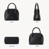 imageBOSTANTEN Small Crossbody Bag Mini Purses for Women Trendy Cute Vegan Leather Satchel Handbag with Detachable Shoulder StrapBlack