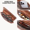 imageBOSTANTEN Small Crossbody Bag Mini Purses for Women Trendy Cute Vegan Leather Satchel Handbag with Detachable Shoulder StrapC01brown