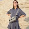 imageBOSTANTEN Small Crossbody Bag Mini Purses for Women Trendy Cute Vegan Leather Satchel Handbag with Detachable Shoulder StrapC01grey