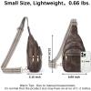 imageBOSTANTEN Small Sling Bag for Women Leather Crossbody Bags Fanny Pack Chest Bag for Travel3coffee