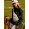 imageBOSTANTEN Small Sling Bag for Women Leather Crossbody Bags Fanny Pack Chest Bag for Travel4cloud Grey