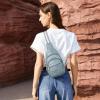 imageBOSTANTEN Small Sling Bag for Women Leather Crossbody Bags Fanny Pack Chest Bag for Travel6denim Blue