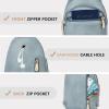 imageBOSTANTEN Small Sling Bag for Women Leather Crossbody Bags Fanny Pack Chest Bag for Travel6denim Blue