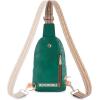 imageBOSTANTEN Small Sling Bag for Women Leather Crossbody Bags Fanny Pack Chest Bag for Travel9green