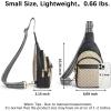 imageBOSTANTEN Small Sling Bag for Women Leather Crossbody Bags Fanny Pack Chest Bag for TravelAblackbeige