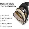 imageBOSTANTEN Small Sling Bag for Women Leather Crossbody Bags Fanny Pack Chest Bag for TravelAblackbeige