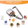 imageBOSTANTEN Small Sling Bag for Women Leather Crossbody Bags Fanny Pack Chest Bag for TravelEblack