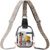 imageBOSTANTEN Small Sling Bag for Women Leather Crossbody Bags Fanny Pack Chest Bag for TravelEblack