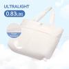 imageBOSTANTEN Travel Tote Bag for Women Foldable Gym Bag Beach Bag Sports Bag Waterproof Shoping Bag with Zipper SleeveBbeige