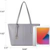 imageBOSTANTEN Women Handbag Genuine Leather Tote Shoulder PursesA01grey