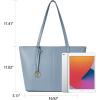 imageBOSTANTEN Women Handbag Genuine Leather Tote Shoulder PursesA01light Blue