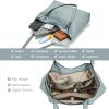 imageBOSTANTEN Women Handbag Genuine Leather Tote Shoulder PursesB01light Blue