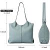 imageBOSTANTEN Women Handbag Genuine Leather Tote Shoulder PursesB01light Blue